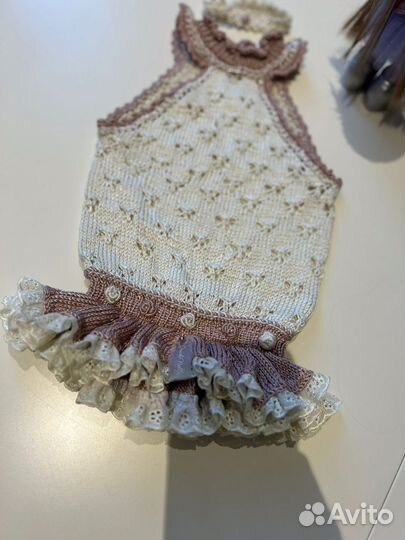 Ручная работа платьице, комбинезон для собачек