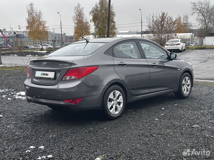 Hyundai Solaris 1.4 МТ, 2015, 77 000 км