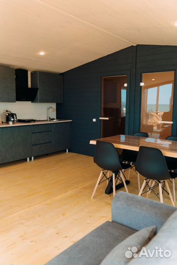 Дом у моря, баня, чан на дровах