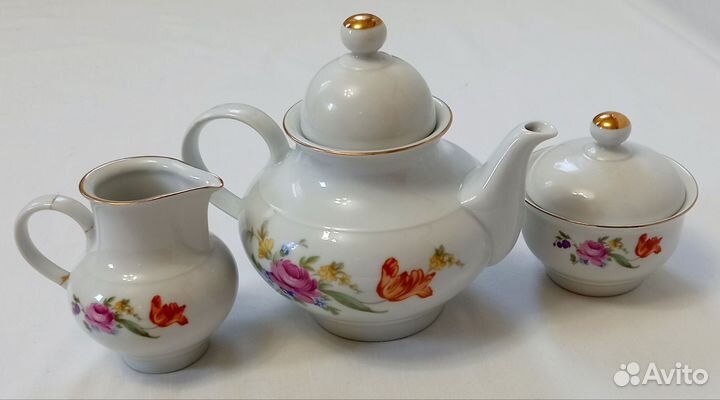 Набор столовой посуды на 6 персон фарфор ГДР