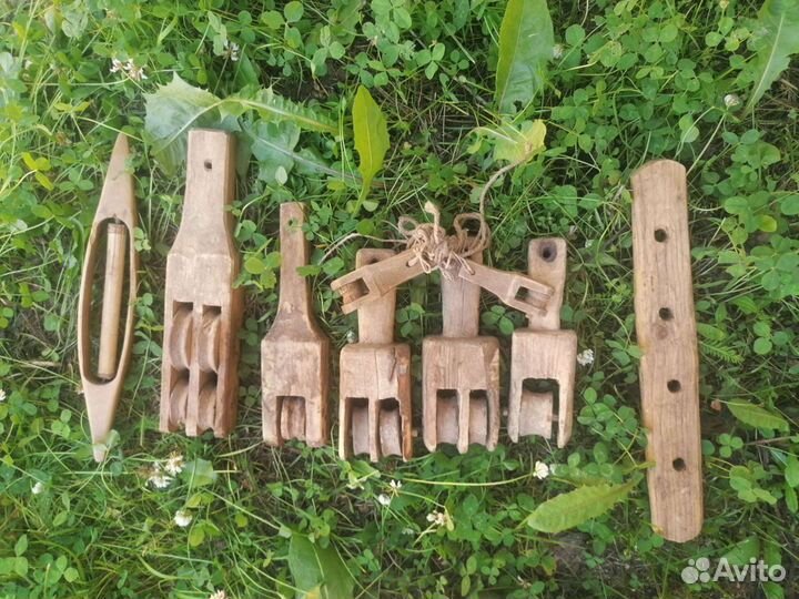 Прялка деревянная старинная