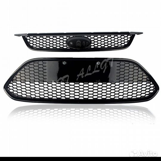 Решетки на Ford Focus 2 соты глянец