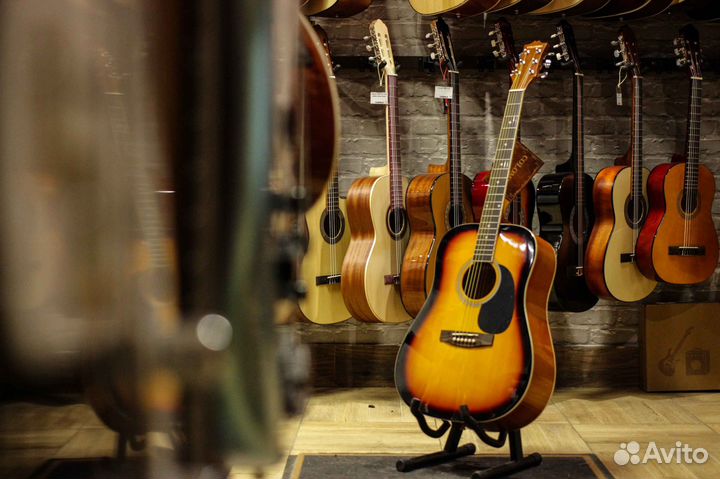 Электроакустическая Гитара Colombo + Аксессуары