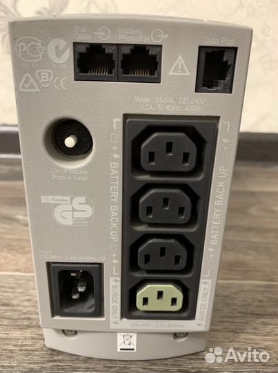 Ибп APC Back-UPS 650VA (BX650CI-RS)