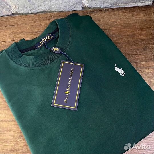 Свитшот polo ralph lauren мужской зеленый