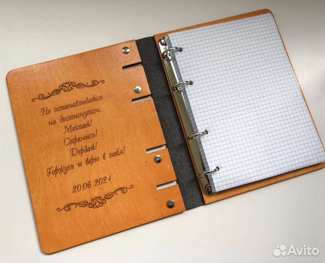 Блокнот из дерева