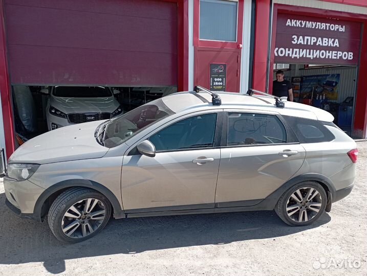 Багажник на крышу Лада Веста св Кросс turtle AIR2