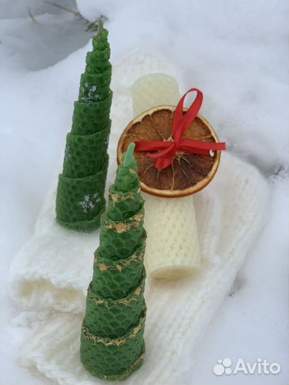 Свечи новогодние