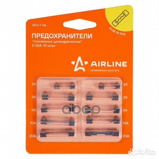 AFU-T-06 предохранители 'стеклянные цилиндричес