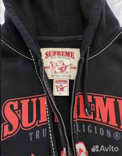 True religion Supreme zip hoodie Оригинал