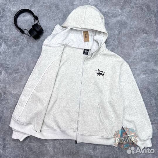 Зип худи Stussy с балаклавой (S-3XL)