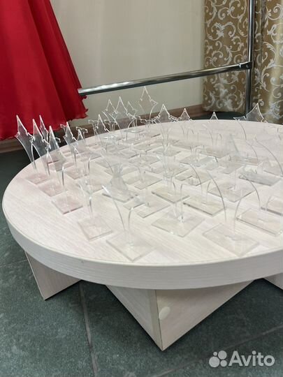 Подставки для сережек и колец из оргстекла