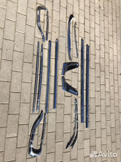 BMW G11 G12 все хром молдинги