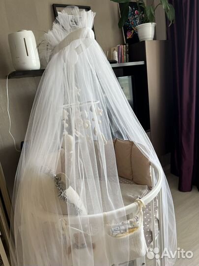 Балдахин в кроватку с держателем