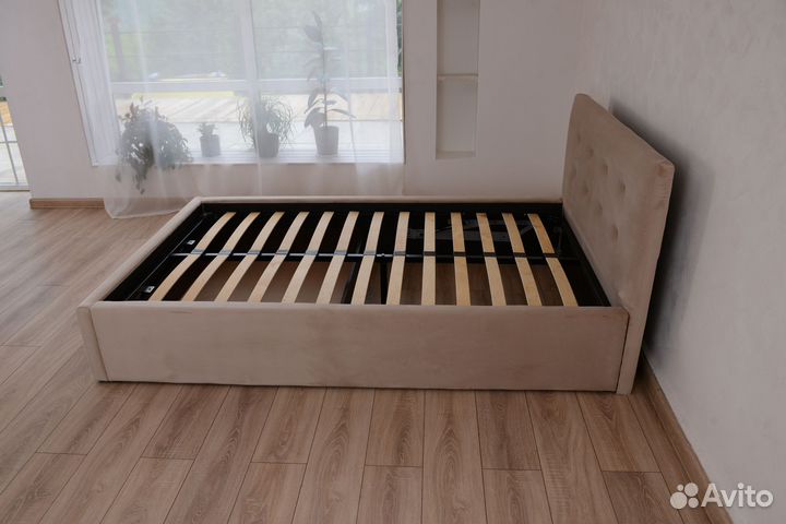 Кровать 120х200 Роза велюр