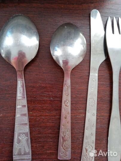 Столовые приборы дет. СССР лот