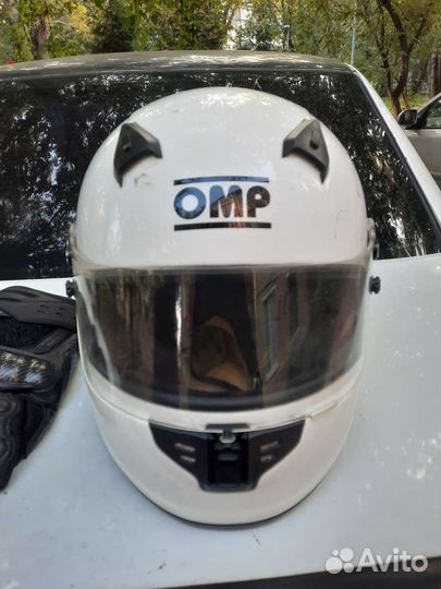 Мото шлем OMP оригинал