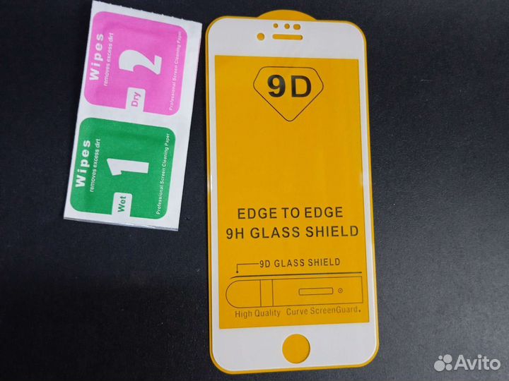 Защитное стекло на iPhone 6 Белое