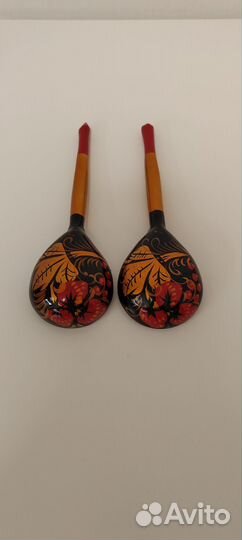 Деревянные ложки хохлома