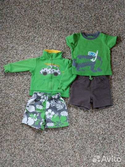 Комплект одежды 4 предмета на мальчика 6-9 мес