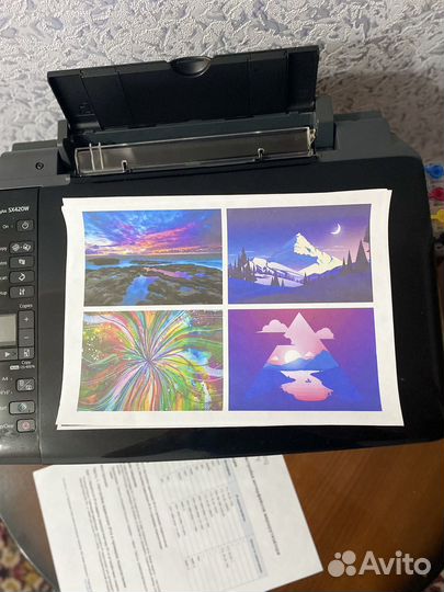 Цветной струйный принтер epson SX420W