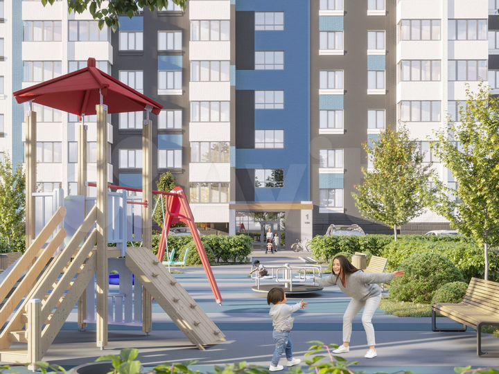 2-к. квартира, 53,4 м², 4/8 эт.