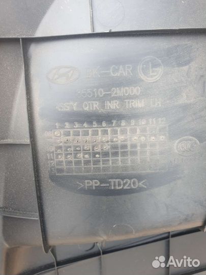 Обшивка багажника левая Hyundai Genesis Coupe