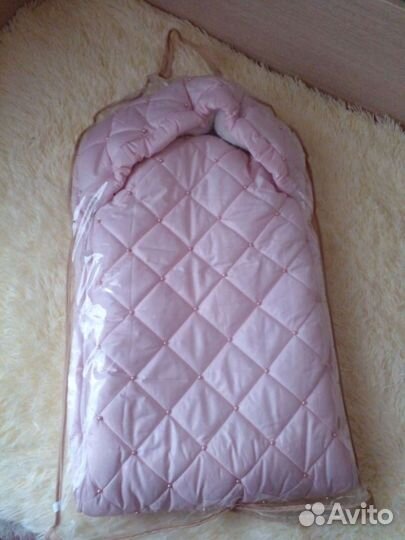 Конверт на выписку для девочки осень зима