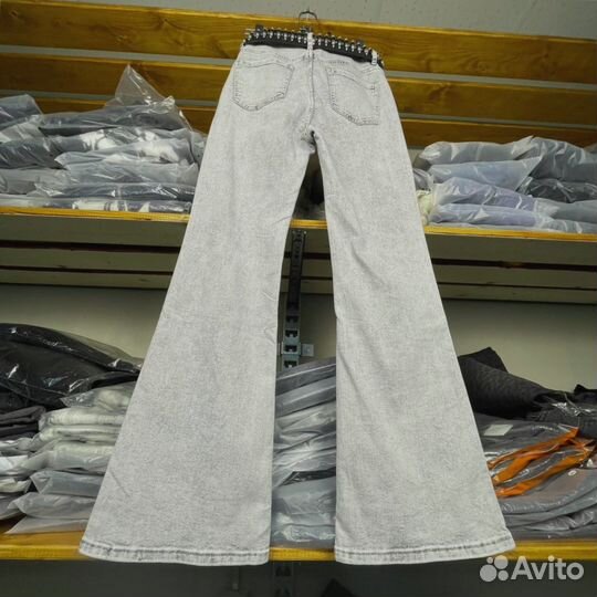 Джинсы клеш Rick Owens Dystopian Bellbottoms