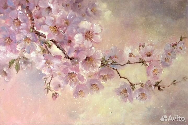 Интерьерная картина маслом Запах весны