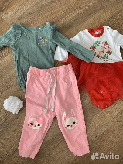 Пакет вещей на девочку 80-86 см