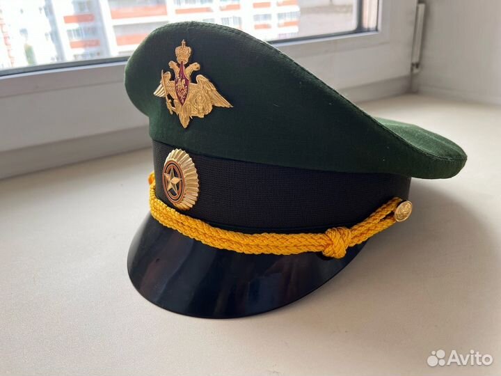 Фуражка офисная зеленая 56