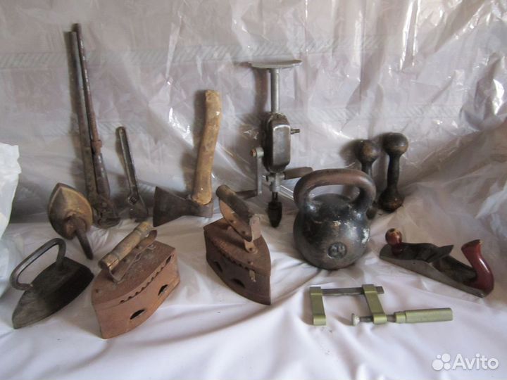 Утюг зис, Москва ЗИЛ, азовсталь чугунный СССР