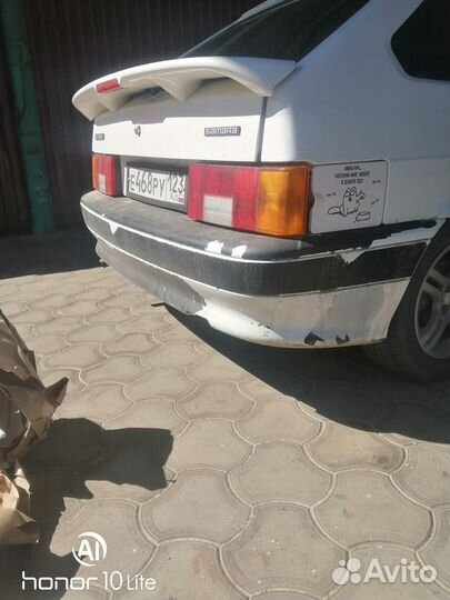 Бампер задний ваз 2114