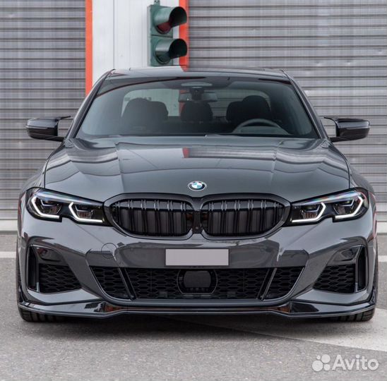 Сплиттер переднего бампера BMW 3 G20 M