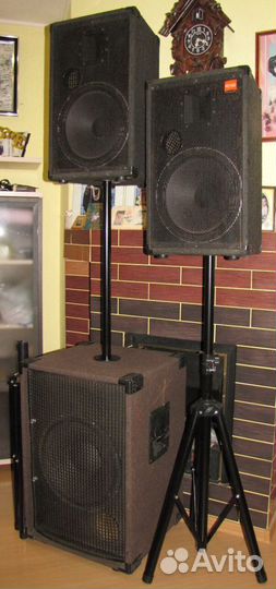 Колонки Сабвуфер P.Audio 1200W D12-15