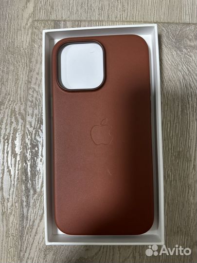 Кожаный чехол iPhone 14 pro max