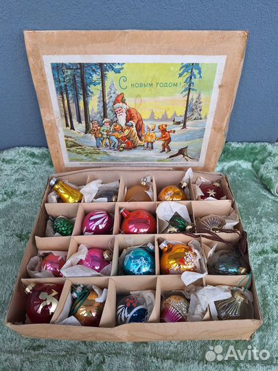 Набор елочных игрушек гдр