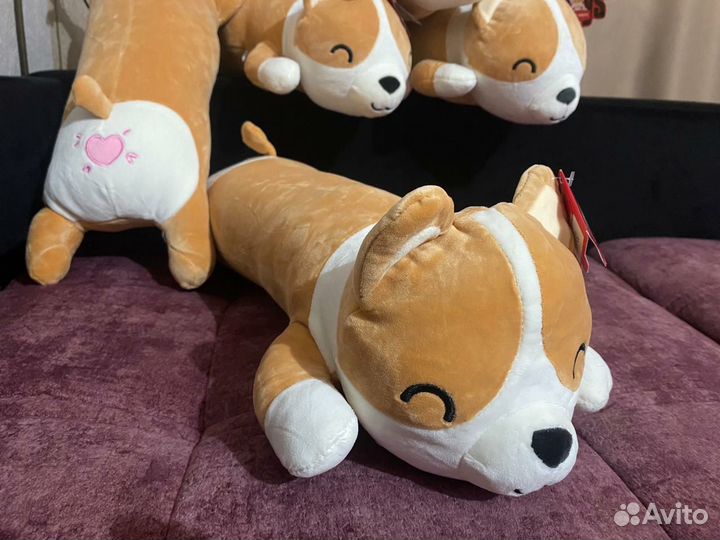 Собака корги, мягкая игрушка