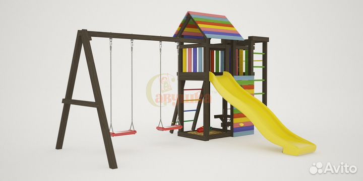 Детская площадка Савушка Мастер 10 (Brown Color)
