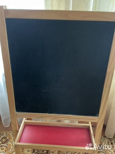 Доска для рисования магнитная и меловая