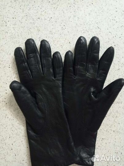 Перчатки женские кожаные 6,5