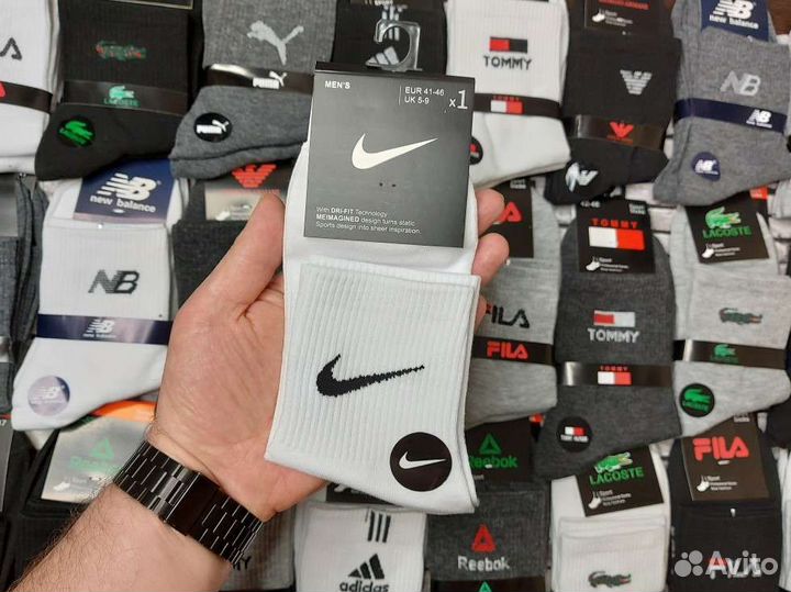 Носки Nike Adidas Puma Reebok