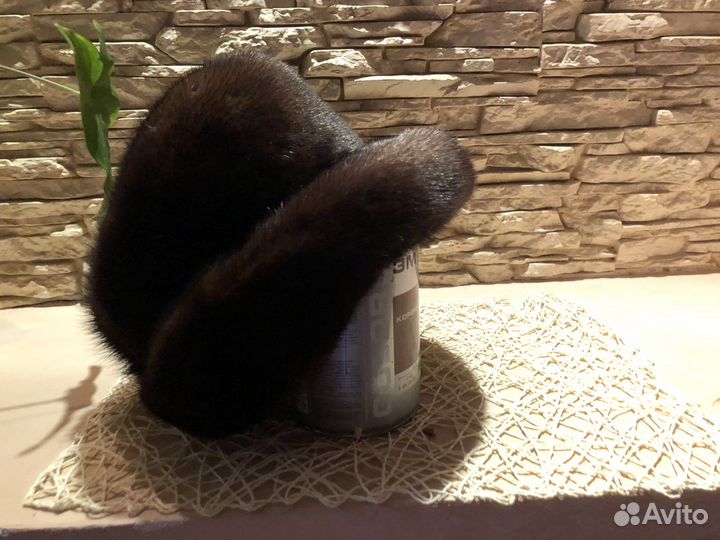 Шапка норковая женская