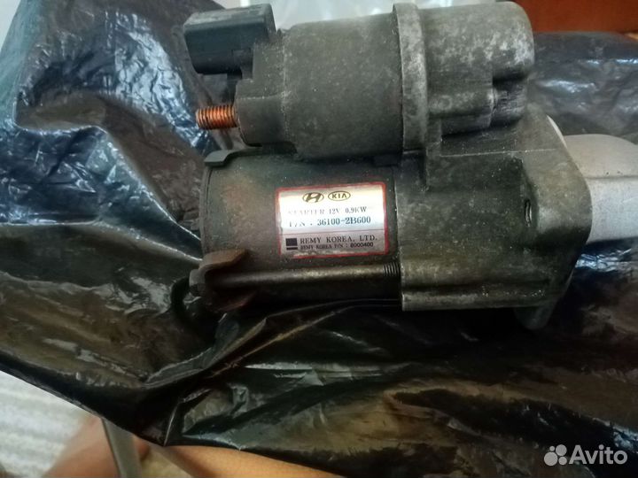 Стартер на hyundai solaris 2012 год