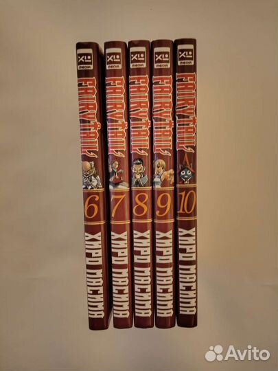 Манга: Хвост феи / fairytail. 6,7,8,9,10 том