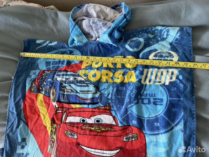 Полотенце пончо с капюшоном