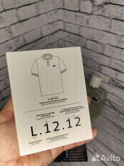 Мужские духи Lacoste Blanc Eau Fraîche