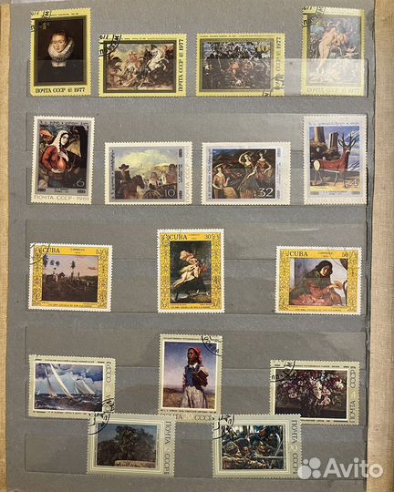 Почтовые марки СССР разные серии