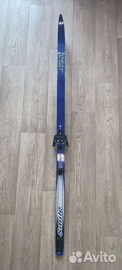 Деревянне детские беговые лыжи с ботинками